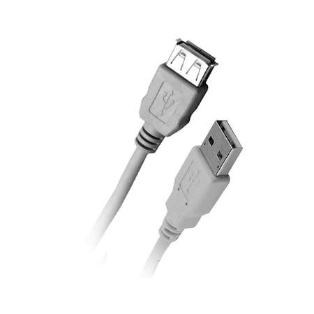 Usb 2.0 Cable - Type A (M-F), 15 Ft